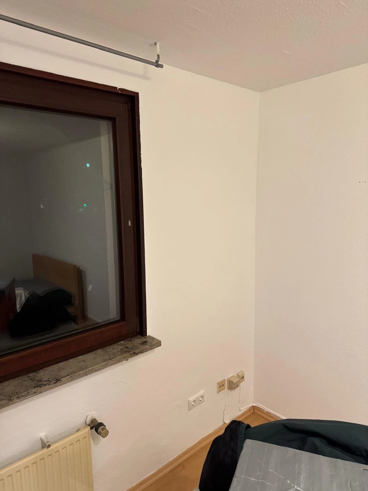 Wand: Nachher